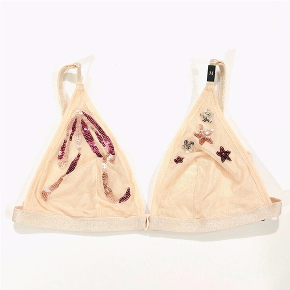 Lot of 3 Victoria's Secret bling sequin bralette’s. New without tags. Small - Picture 4 of 10